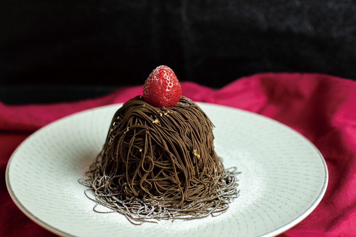 ほうじ茶の生搾りモンブラン「焙鷹～ほだか～」販売のお知らせ